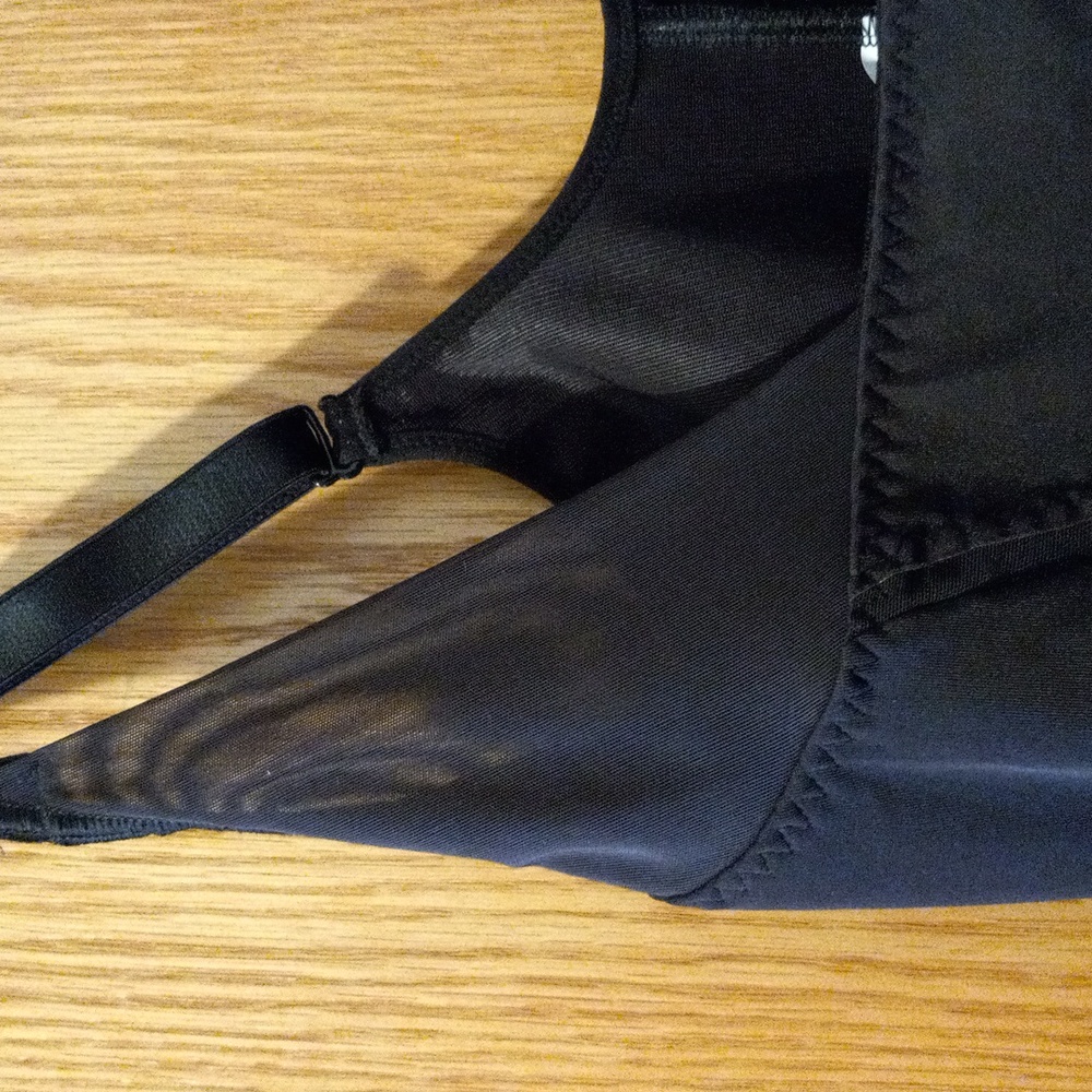 Womens maidenform open bust body shaper black cool comfort size large - Picture 3 of 7